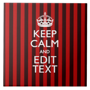 Personalizado mantenha a calma seu texto em