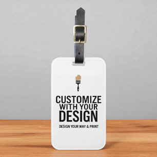 Personalizado Minimalista Etiqueta de Bagagem Marc