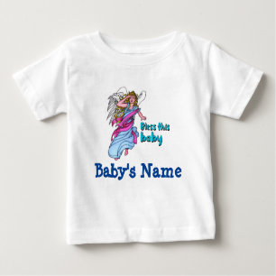 Personalizado (nome do bebê) Abençoe a camiseta