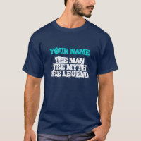Personalizado O homem o mito a camisa da lenda par