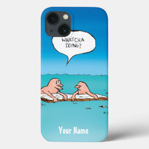 Personalizado O Que Está Fazendo? Cartoon de naufr