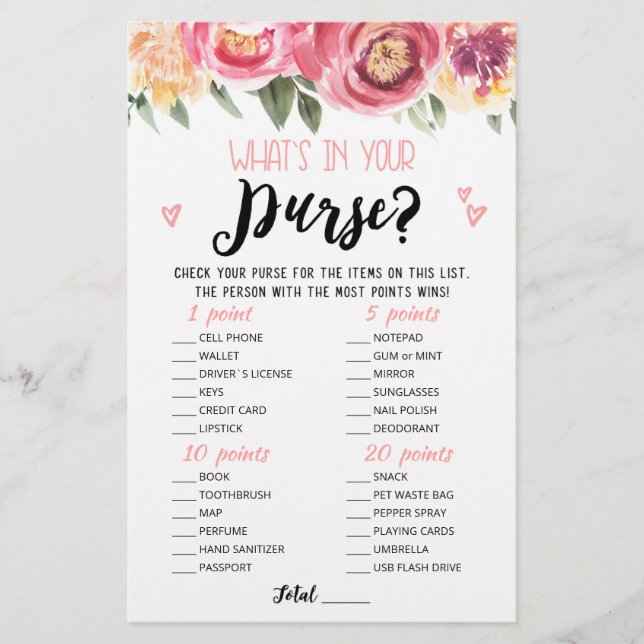 Personalizado O que há em seu jogo de festa de gal (Frente)