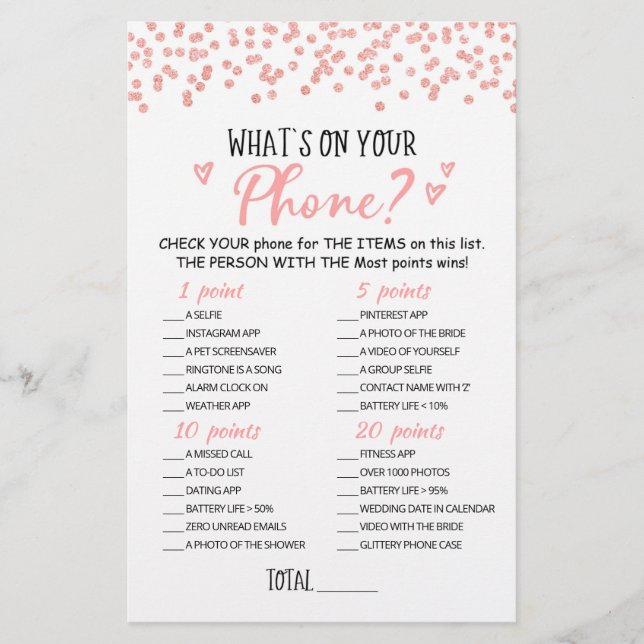 Personalizado O que há no seu jogo de Chá de frald (Frente)