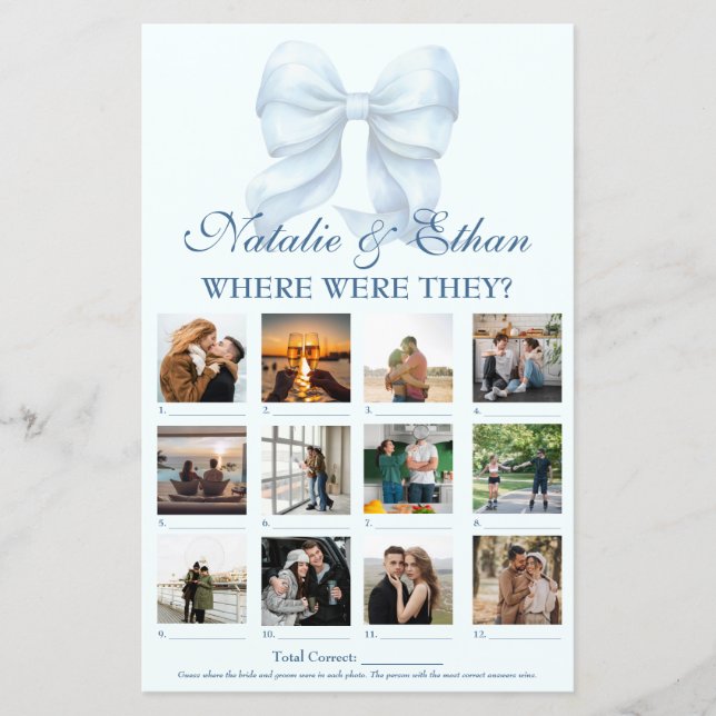 Personalizado Onde Estavam O Jogo De Chá de panela (Frente)