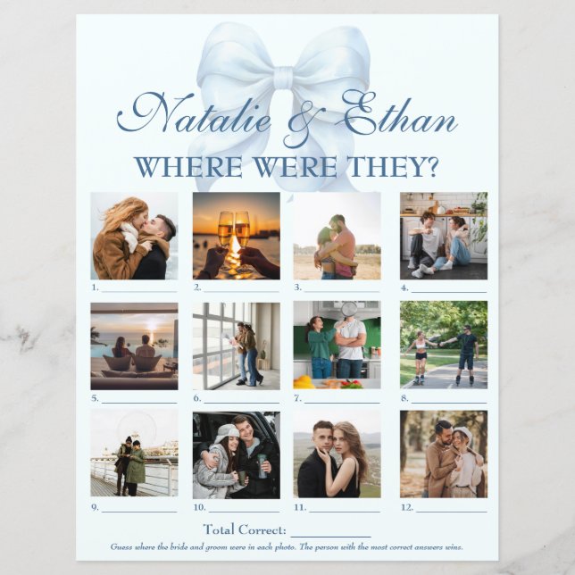 Personalizado Onde Estavam O Jogo De Chá de panela (Frente)