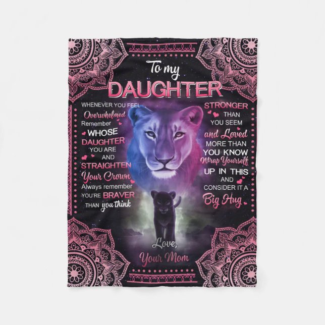 Personalizado Para Meu Cobertor De Filha, (Frente)