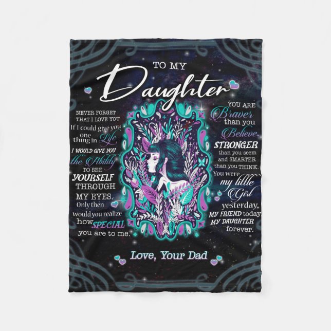 Personalizado Para Meu Cobertor De Filha, (Frente)