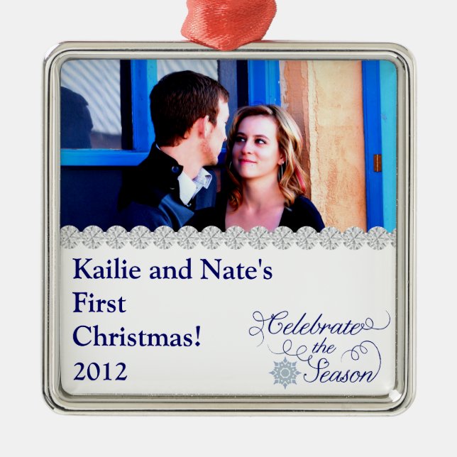 Personalizado Personalizado Celebra os Ornamentos  (Frente)