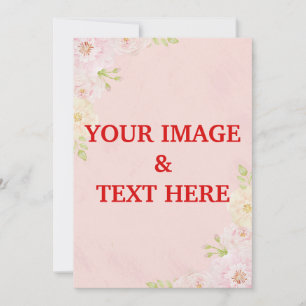 Personalizado Personalizado Seu Próprio Convite Fo