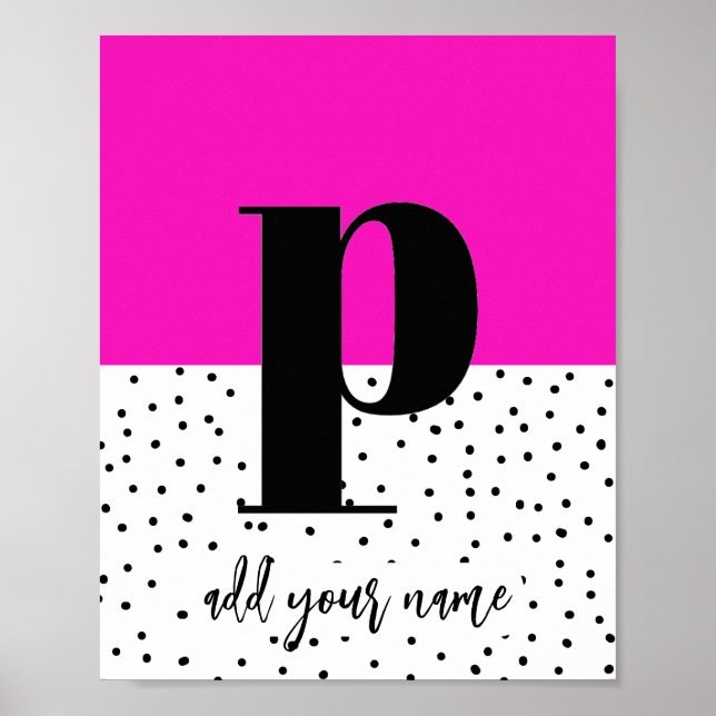 PERSONALIZADO - Poster - Minúscula p (Frente)