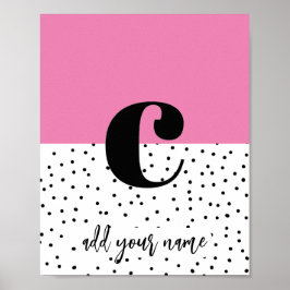 PERSONALIZADO - Poster - Minúsculas c