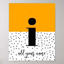 PERSONALIZADO - Poster - Minúsculas i