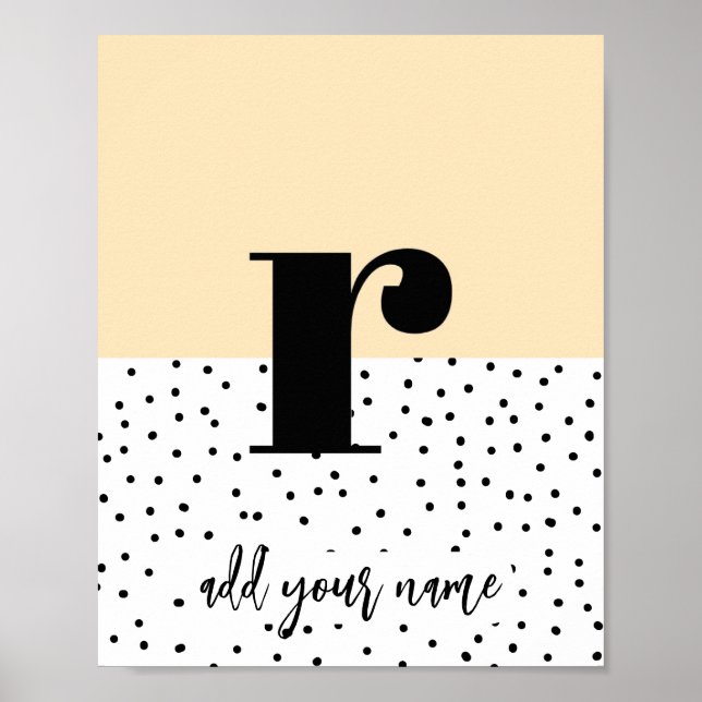 PERSONALIZADO - Poster - Minúsculas ou (Frente)