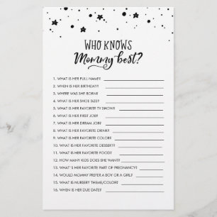 Personalizado Quem conhece melhor as Mamães? Jogo