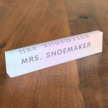 Personalizado Rainbow Pastel Holográfico