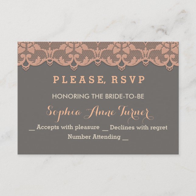 Personalizado RSVP de Casamento de Localidade de P (Frente)