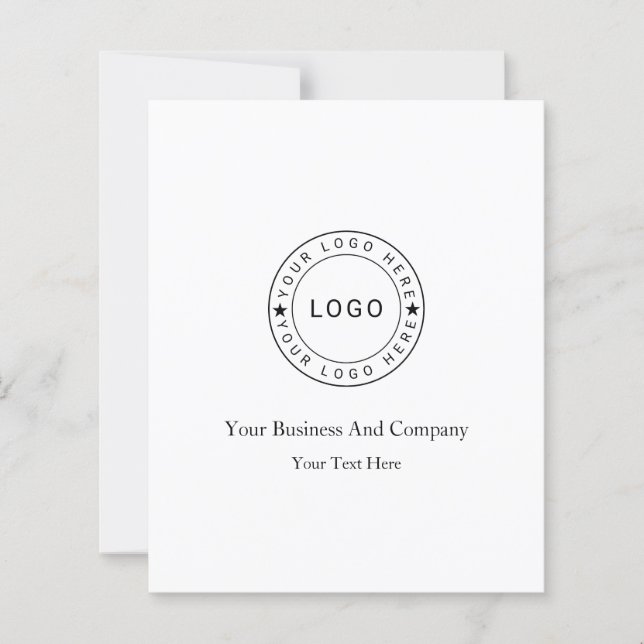 Personalizado seu Logotipo e Texto (Frente)