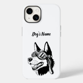 Personalizado seu nome e foto do cão do German she