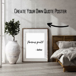 Personalizado - Seu Próprio, Famoso Poster Simples