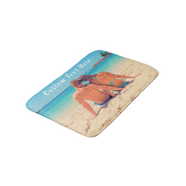 Personalizado seu tapete de fotos com texto person (Angulado)