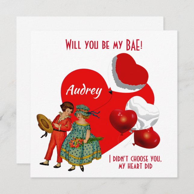 Personalizado Você Será O Meu Garoto Básico (Frente/Verso)