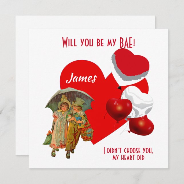 Personalizado Você Será O Meu Garoto Básico (Frente/Verso)