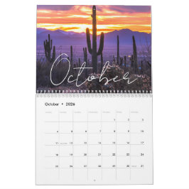 Personalizar 2026 Calendário Sunset Califórnia e A