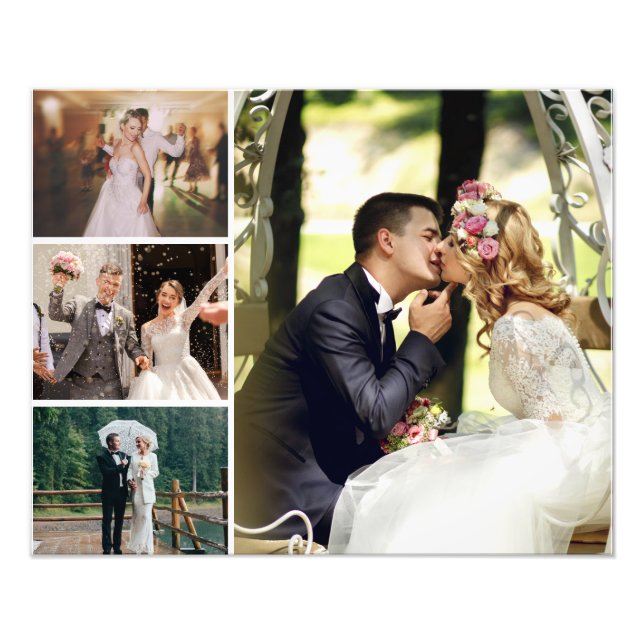 Personalizar 4 Colagem Personalizada de Fotos (Frente)