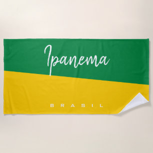 Personalizar a Toalha de Praia Brasil / Brasil