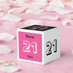Personalizar Caixa de Favoritos Preto Cor-de-Rosa
