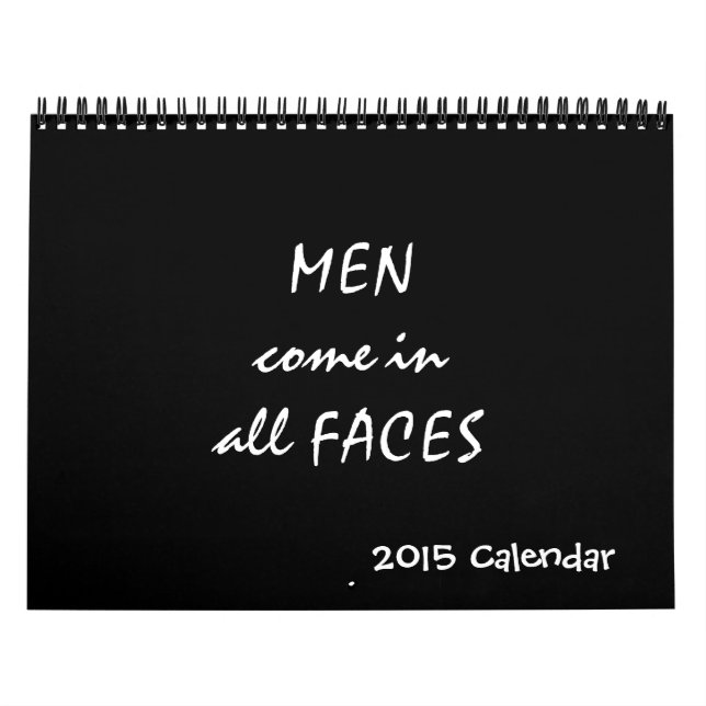 Personalizar Calendário Homens (Capa)