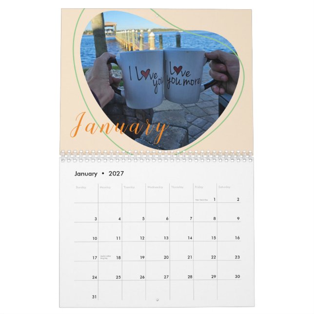 Personalizar Calendário Imprimível (Jan 2027)