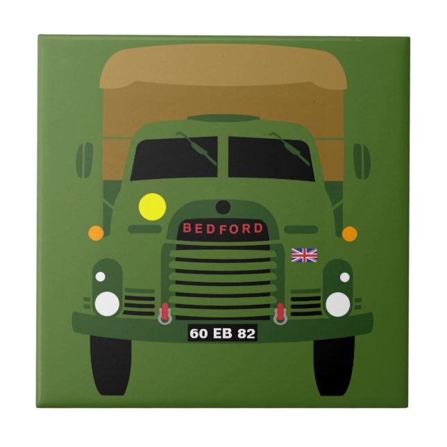 PERSONALIZAR CAMINHÃO VETERANO DO EXÉRCITO BRITÂNI (Frente)