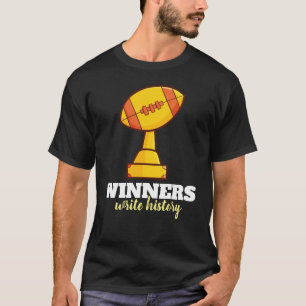 Personalizar Camisa T-Histórico de Escrita Vencedo
