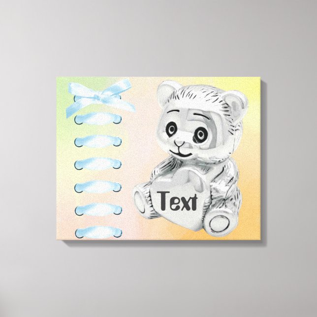 Personalizar Canvas de Parede Bebê (Frente)