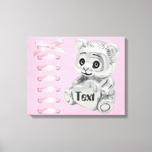 Personalizar Canvas de Parede de Menina