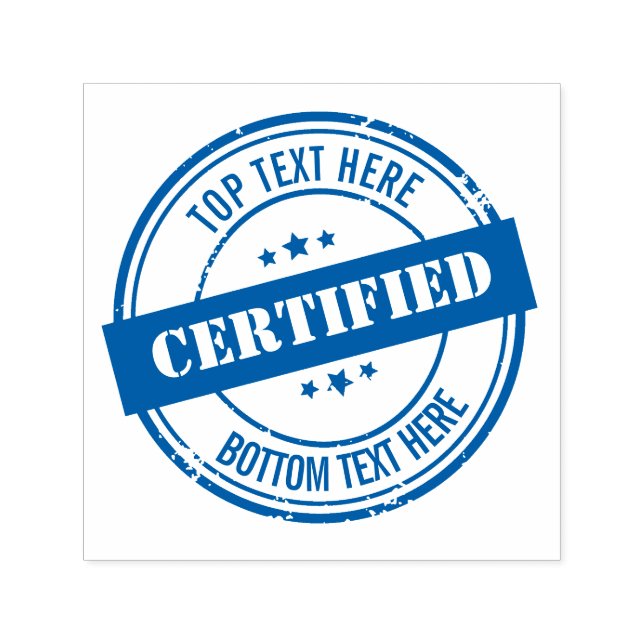 Personalizar carimbo certificado personalizado (Design)