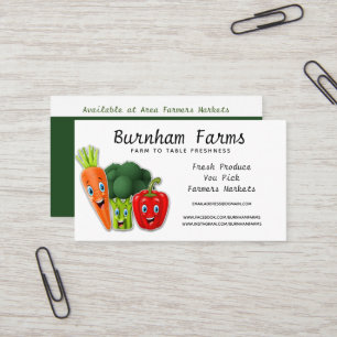 Personalizar Cartão de visita de Fazenda de produ
