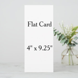 personalizar cartão quadrado plano 10 cm x 23 cm