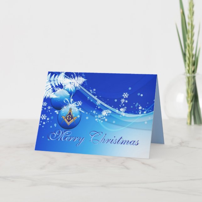 Personalizar Cartões de natal Masônicos (Frente)