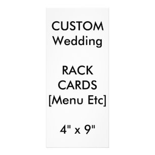 Personalizar Cartões de Programa e Menu Casamento 