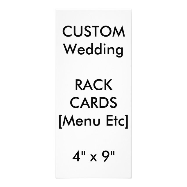 Personalizar Cartões de Programa e Menu Casamento  (Frente)