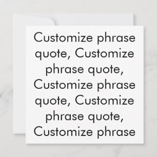 Personalizar citação de frase, elegante cartão