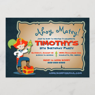 Personalizar Convite de Aniversário para Piratas