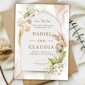 Personalizar Convite de Casamento Minimalista Simp