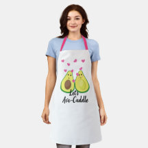 Personalizar Corações Avocado Baker Chef Apron Lov