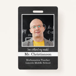 Personalizar Crachá de Identificação de Professore