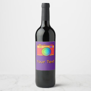 Personalizar Design de Câmera Etiqueta de Vinho Ro