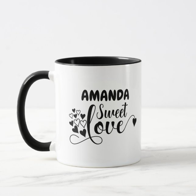 Personalizar doce caneca de amor (Esquerda)