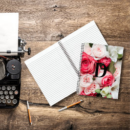 Personalizar Elegante - Letra Inicial D Rosa Monog